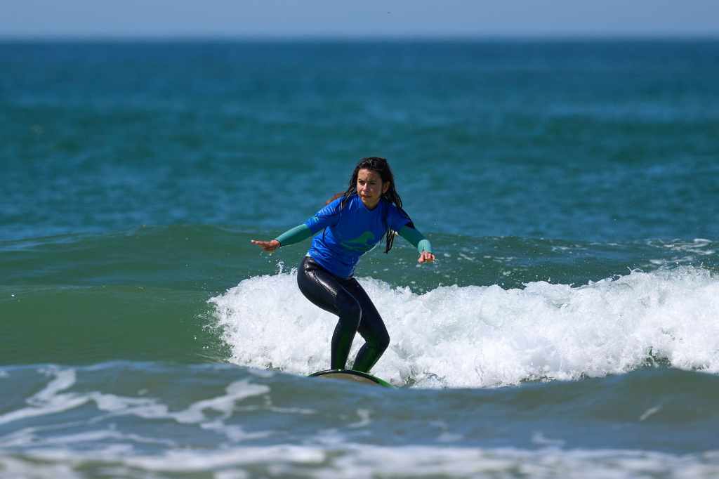 Breakthrough Surf School beginner lessons in Costa da Caparica, Portugal