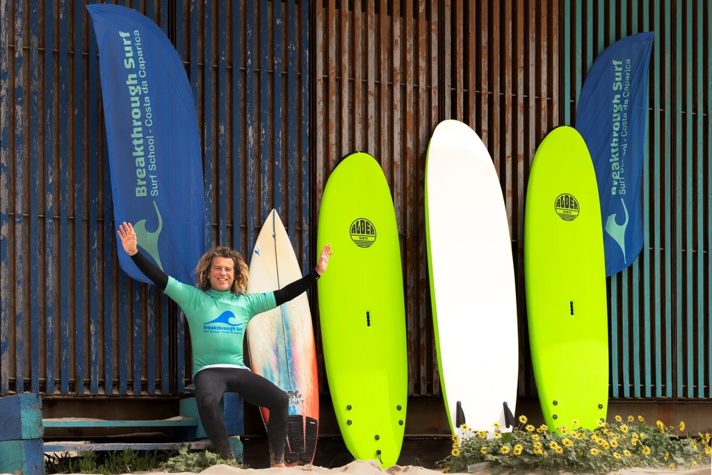 Breakthrough Surf School in Costa da Caparica, Portugal, near Lisbon